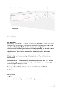 Bildet viser en snittegning (mursnitt 1-6) av en bygning, inkludert grunnmur og takkonstruksjon.