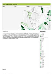 Et skogressurskart (SR16) som viser skogtype og tettegrad i et geografisk område.
