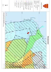Situasjonskart som viser tomtens beliggenhet, grenser, høydeforhold og naboeiendommer.