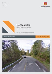 Fotografi av en vei med bil, som er relatert til byggesaken for en ny bru.