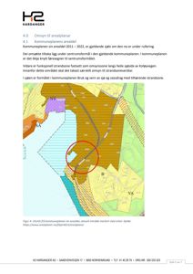 Kommuneplanens arealdel med situasjonsplan og markerte områder