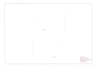 Fasadetegning for Øgarden Kolbulinna 305, garasjelager MM, som viser fasade Ø og V.