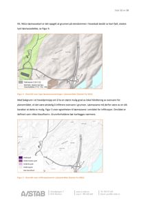 Kart over løsmasseavsetninger og infiltrasjonsevne i et planområde, hentet fra NGU.
