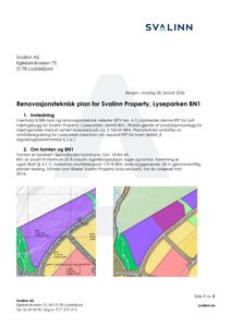 Bildet viser to situasjonsplaner (tomtekart) som illustrerer arealbruken og bygningsplassering for to ulike deler av et område (BN1 og BN2).