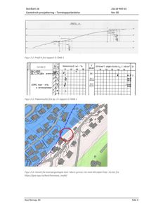 Bildet viser en kvartærgeologisk kartutsnitt med marin grense, som er en type kartmateriale brukt i geotekniske undersøkelser.