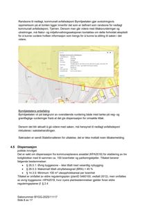 Et kartutsnitt som viser et nedlagt kommunalt avfallsdeponi med overlappende GIS-informasjon (røde linjer, tekstbokser).