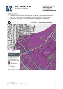 Kart over løsmasser og infiltrasjonspotensial for et område, hentet fra Nasjonal løsmassedatabase.