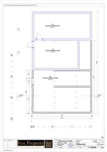 Etasjeplan som viser romfordeling og areal for en hytteprosjekt.