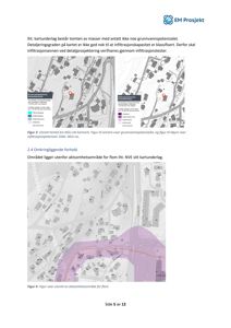 Kartutsnitt som viser grunnvannspotensialet og aktsomhetsområde for flom i et område.
