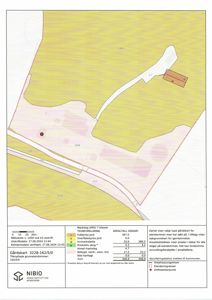 Gårdsplan (markslagskart) som viser arealbruk, markslag og eiendomsgrenser for eiendommen 3228-162/5/0.