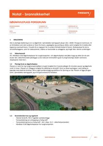 3D-visualisering av en planlagt døgnhvileplass med kjøretøy og infrastruktur.