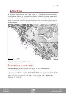 Kart som viser lokalisering av et tiltaksområde (i fiolett) i forhold til Norheimsund-kaien og sjøen.