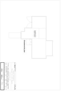 Etasjeplan (eksisterende plan) som viser romfordeling og arealer for en eksisterende bygning.