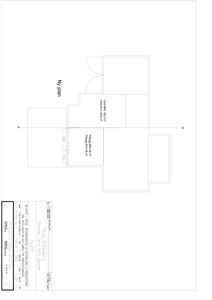 Etasjeplan (Ny plan) som viser romfordeling, arealoppdelinger og en snittlinje A-A.