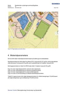 Et kart som viser et område med topografi, veier og flere punkter merket med bokstaver og tall (f.eks. S13, 42/123, 42/111).
