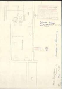 Etasjeplan for en frisersalong med romfordeling, sanitær (TOAL, DISP) og innredning.