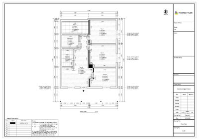 Etasjeplan (Floor Plan) for en bolig, som viser romfordeling, dører, vinduer og mål.
