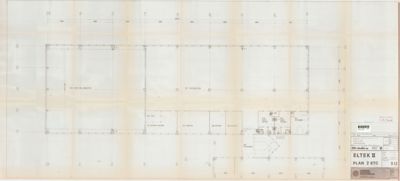 Etasjeplan (Plan 2) som viser romfordeling, veggposisjon og mål for en bygning.