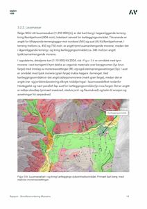 Et lausmassekart (geologisk kart) som viser berggrunn, morener og skredfare i et område kalt Rambjørhoret.