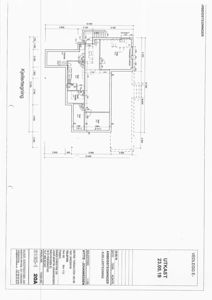 Etasjeplan for kjelleretasje (Kjelletegnning) som viser romfordeling, dører og dimensjoner.