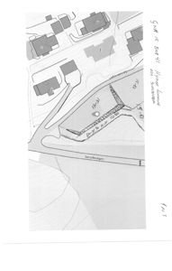 Situasjonsplan som viser tomtens plassering i forhold til nabolaget, veier (Sørsidevegen) og omgivende bebyggelse.