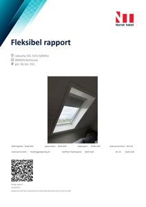 Fotografi av et takvindu sett fra innsiden av et rom.