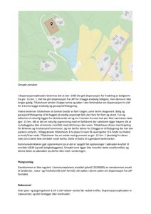 Kart over eiendom med omgivende bebyggelse og naturarealer