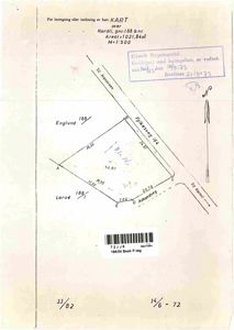 Kart over eiendommen Nordli, gnr.188 b.nr., med areal og målestokk.