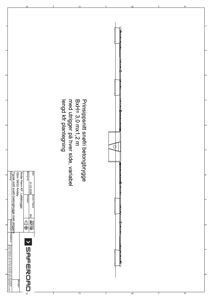 Prinsippsnitt for en betongbygge med utganger på hver side.