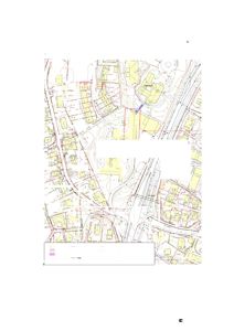 Situasjonsplan (Basiskart) som viser eiendomsgranser, bygninger, veier og infrastruktur i området.