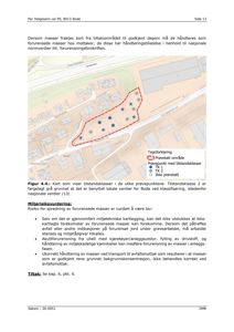 Kart som viser tilstandsklasser i ulike prøvepunkter i et område (Prøvetatt område og prøvepunkter med tilstandsklasser TK 1, TK 2 og Ikke prøvetatt).