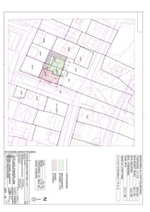 Situasjonsplan som viser tomtens plassering i forhold til nabolag, eiendomsnummer, og beregning av utnyttelsesgrad.