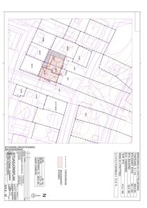 Situasjonsplan som viser tomtens plassering i forhold til nabolag, bygninger og veier.