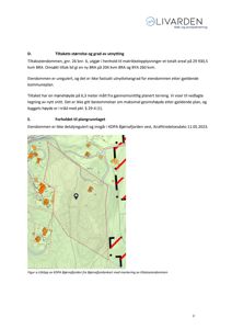 Et utklipp fra et kart (KDP A Bjørnafjorden) som viser eiendomsgrunn og topografi.