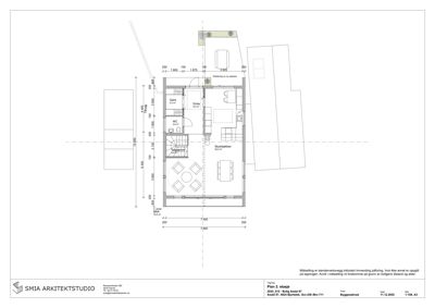 Etasjeplan (Plan 2. etasje) som viser romfordeling, dimensjoner og møblering for en bolig.