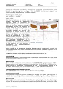 Situasjonsplan som viser bygningens plassering i forhold til naboeiendom og veggrenser.