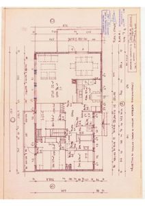 Etasjeplan (plantegning) som viser romfordeling, mål og innredning.