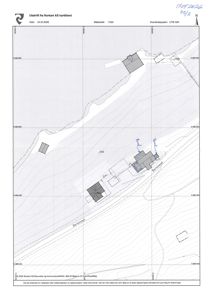 Situasjonsplan (tomtekart) som viser tomtens beliggenhet, høydeforhold, naboeiendommer og bygningsplassering.