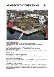 Fotografi av en eksisterende bygning (steinkai) og naboeiendommer, inkludert en rød båthavn.