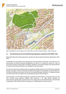 Kart som viser oversikt over et område med vannløp, bekkeløp og infrastruktur, inkludert en markert polygon.