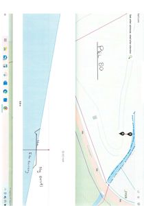 Situasjonsplan som viser tomtens form, høydekurver (konturer), eksisterende veg (Fjellvegen), og en planlagt ny profil for terreng.