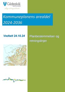 Et kart som viser et geografisk område, sannsynligvis fra en kommuneplan.