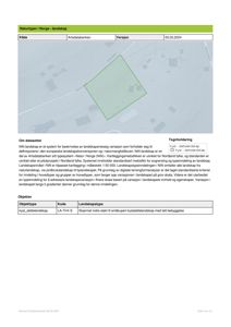 Et kart fra Artsdatabanken som viser en landskapstype (kyst_slette) med en grønn polygon over et område.