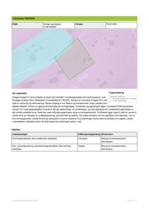 Et geologisk kart (løsmassekart) over et område, inkludert en tabell med data om løsmassetyper og deres egenskaper.