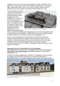 3D-visualisering av en planlagt bebyggelse (rendering) og en illustrasjon av fasadehøyder (skjematisk tegning).