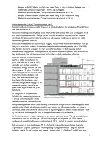 Snittegning som viser eksisterende og planlagt bygning med markerte etasjer og utvidelser.
