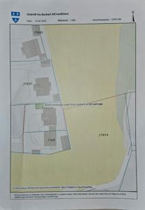 Situasjonsplan (tomtekart) som viser eiendomsinndeling, bygninger og planlagte tiltak.