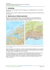 Bildet viser to kart som illustrerer tiltakets beliggenhet i Molde kommune. Det venstre kartet viser en generell oversikt over Molde, mens det høyre kartet viser en detaljert situasjonsplan av byggefeltet med nabolag.