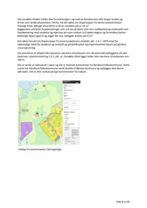 Et utklipp fra et kommuneplan-kart (Strengelivåg) som viser eiendomsgrunn, bebyggelse og et utvalgte områder (f.eks. LNF-areal) markert med farger.