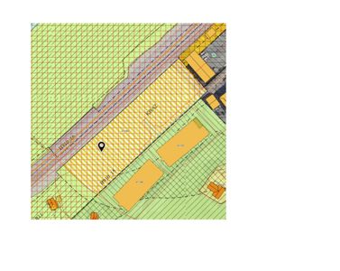 Situasjonsplan som viser tomtens plassering i forhold til nabolag, veier og andre eiendommer.